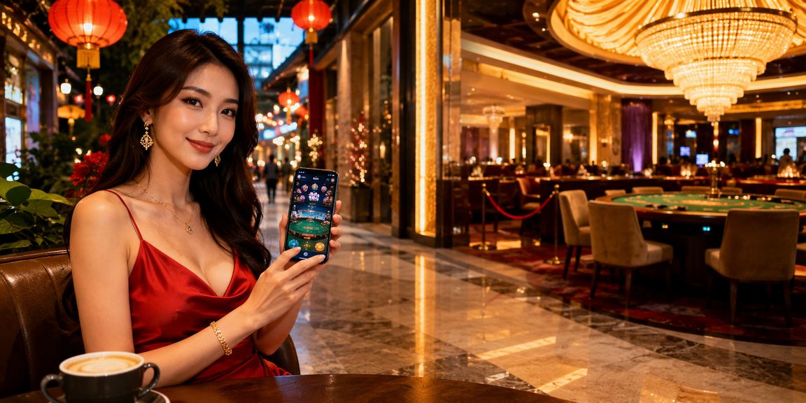 Pengguna di Johor Bahru mengakses program VIP 1900 melalui telefon pintar dalam suasana santai